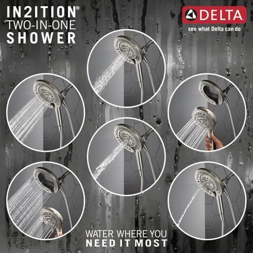 Delta 7-Setting Dual Faucet with Dual Spray Heads