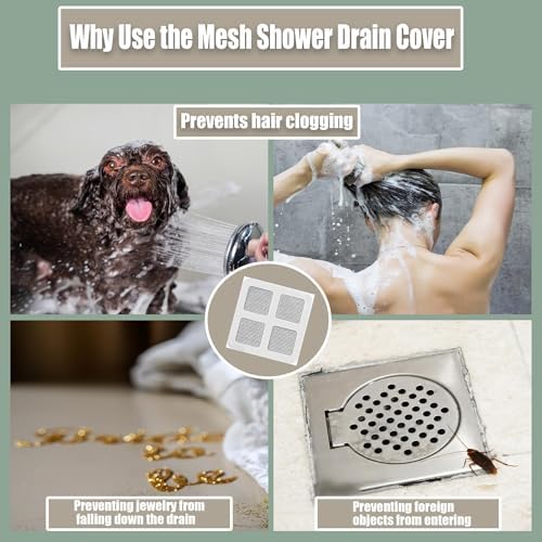 100-Piece Disposable Drain Covers - Keep Showers Sinks Bathtubs Clear