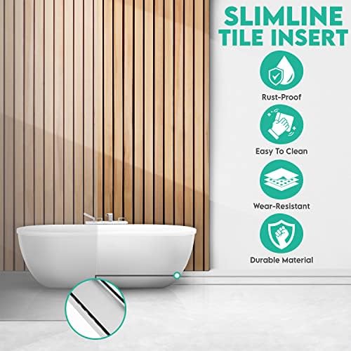 Solid-Built Shower Drain for Rust-Free Performance