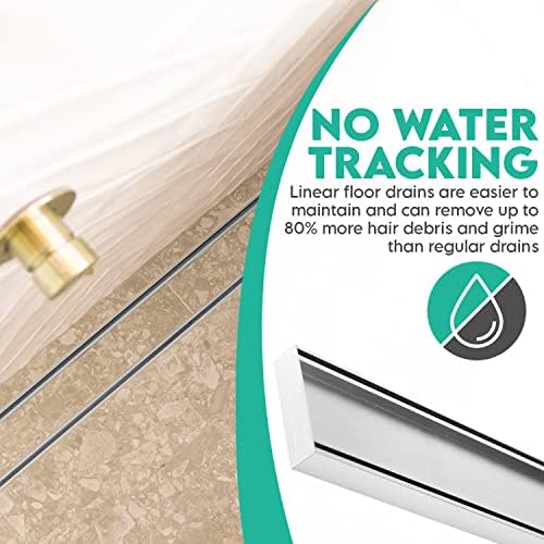 Solid-Built Shower Drain for Rust-Free Performance
