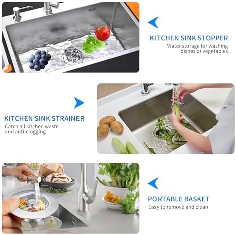 3-in-1 Kitchen Sink Strainer