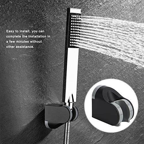 COSMICROWAVE Handheld Shower Head Holder Bracket Easy Wall Mount for Home Bathroom