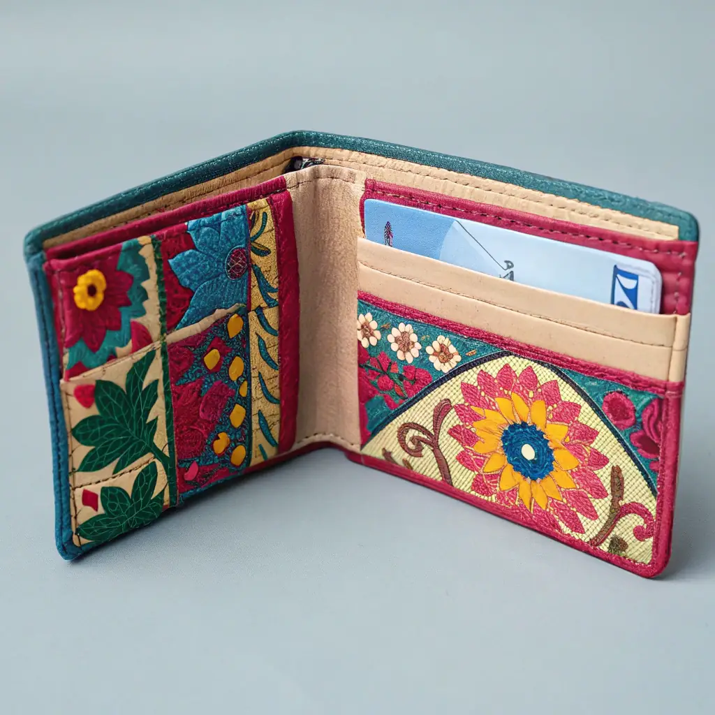 Patchwork Fabric Wallet