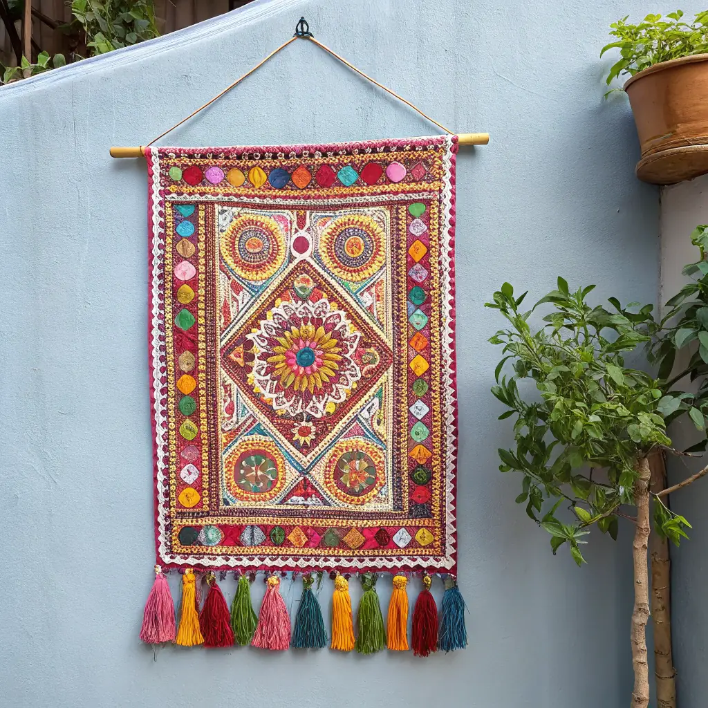 Embroidered Wall Hanging