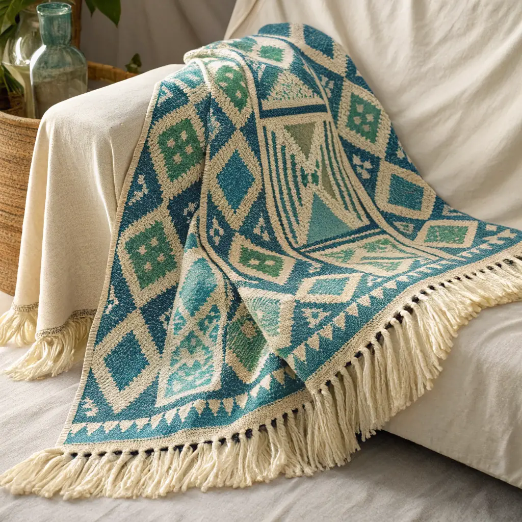 Handwoven Cotton Throw